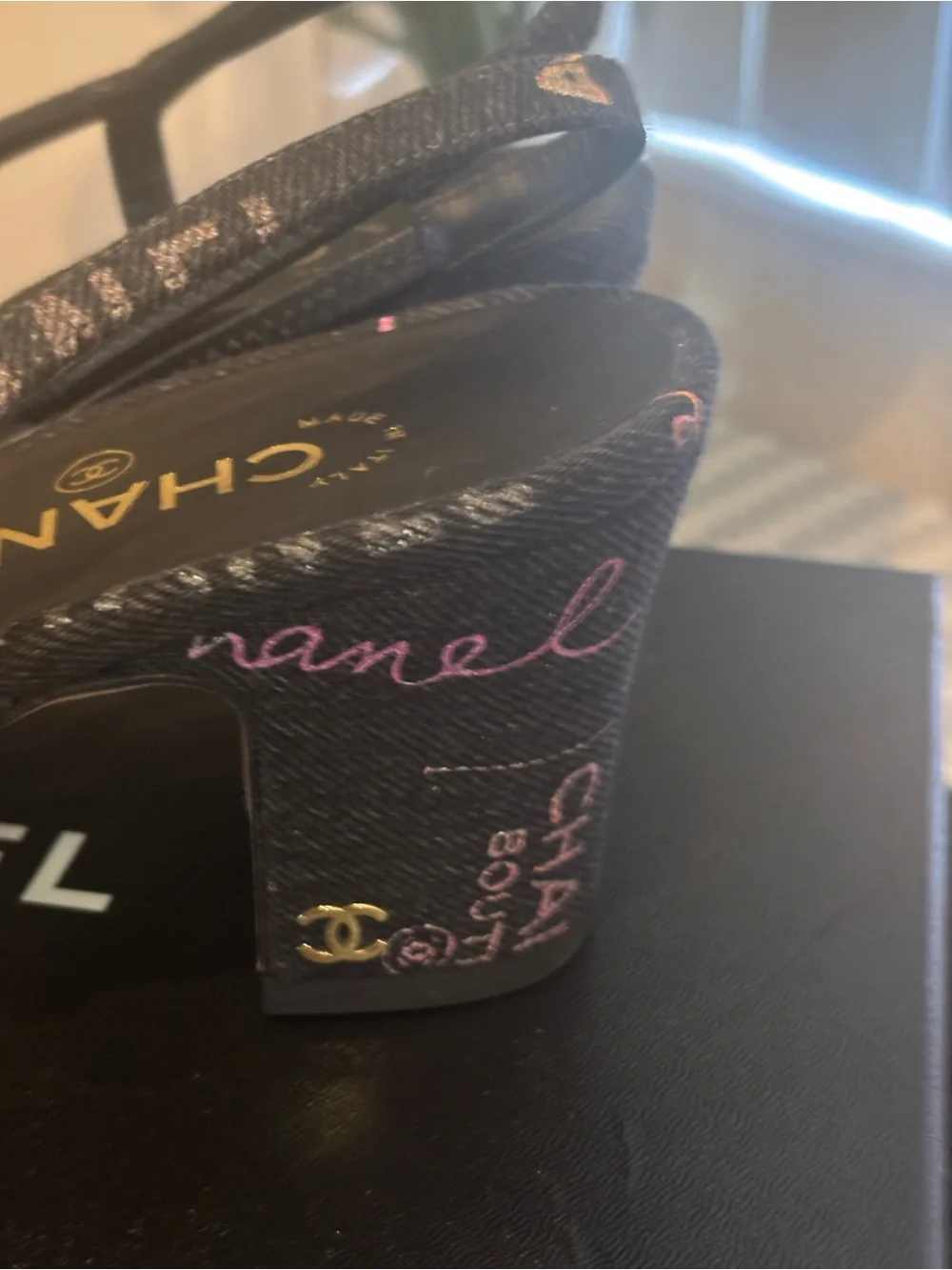 CHANEL slingback heels